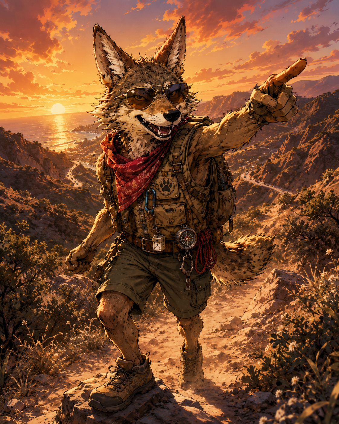 Canyon Coyote character